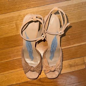 Brian Atwood Gabby suede platform heels